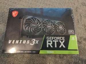 MSI GeForce RTX 3060 VENTUS 3X OC 12GB GDDR6 Graphics Card