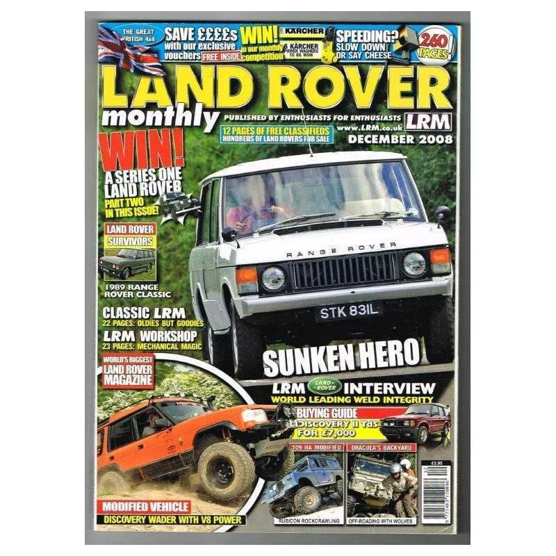 Land Rover Monthly Magazine No.125 December 2008 mbox2065 Sunken Hero - Image 1 of 1