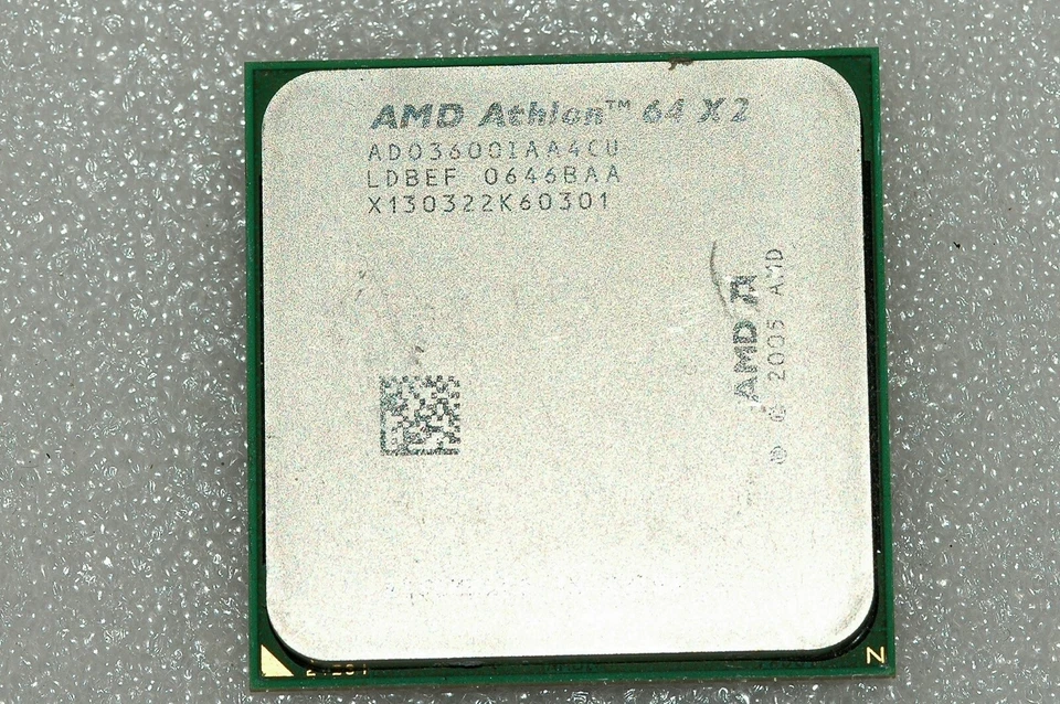 CPU / Processeur - AMD Athlon 64 X2 3600+ 2 GHz Dual Core AD03600IAA4CU Socle AM - Photo 1/1