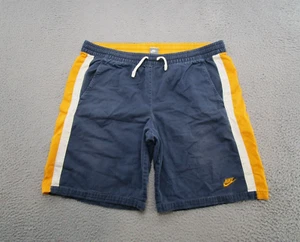 VTG Y2K Nike Men's Elastic Waist Silver Tag Cotton Gym Lounge Spell Out Size XL - Picture 1 of 10