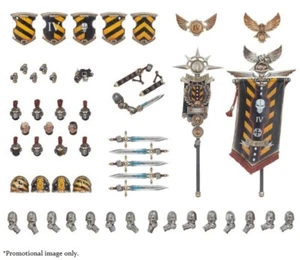 Horus Heresy Space Marine Legion MkIII MkVI Command Upgrade Set. Warhammer. New. - Picture 1 of 3