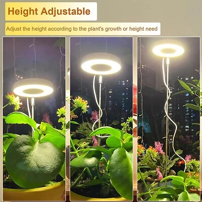 LED Grow Lights Plant Growing Lights with 3 Timers Controller for Indoor Plants - Image 1 of 4