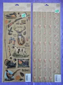 K&Company Embossed Stickers - 3 Acid & Lignin Free Sheets - Picture 1 of 4