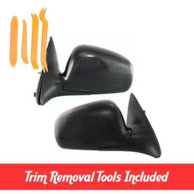 Driver & Passenger Side Heated Power Mirror Set For 1998-2002 Lincoln Town Car - Image 1 of 4