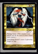 2001 Mtg Apocalypse Lightning Angel R K Post Autograph HTC 288