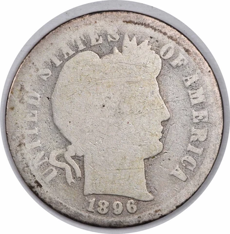 1896-S Barber Silver Dime G Uncertified #254 Cover
