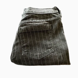 NYDJ Jeans Not Your Daughters Jeans Tummy Tuck Womens 14 Black White Stripe New - Picture 1 of 12