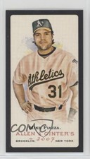 2007 Topps Allen & Ginter's Mini Black Border No Number Back Mike Piazza HOF