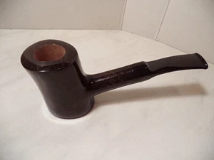 PIPA PIPE PFEIFE BREBBIA SERIE TOBY LISCIA NOCE WALNUT STAND UP NUOVA - Picture 1 of 9