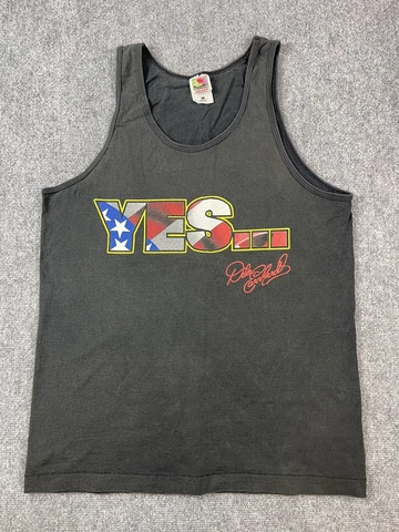 Vintage Dale Earnhardt Nascar Tank Top Shirt Adult Large Black Racing USA 90s Cover