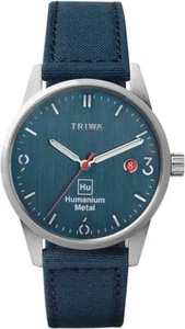 TRIWA Watch HUMANIUM TIME FOR PEACE BLUE HU39B-CL080712 39mm - Picture 1 of 7