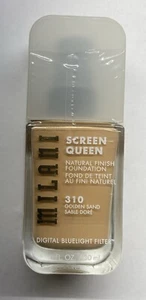 Milani Screen Queen Natural Finish Foundation 310 Golden Sand 1 oz Sealed - Picture 1 of 2