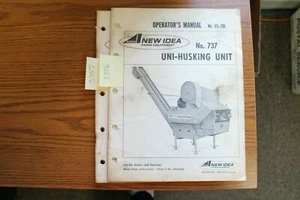 AVCO New Idea 737 Uni-Husking Unit Operator's Manual - Foto 1 di 1