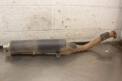 2007 Yamaha Raptor 350 YFM350R EXHAUST PIPE MUFFLER SLIP ON CAN SILENCER P940 - Image 1 of 4