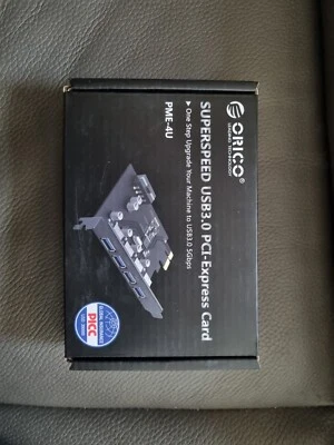 ORICO 4 Port PCI Express card USB 3.0  - 5Gbps  - open to any offers - Image 1 of 4