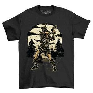 Wikinger Swing Axe T-Shirt - Entfessle deinen inneren Krieger! Lustiges und heftiges Design, - Bild 1 von 38