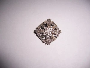 Vintage Antique A & LL Sterling Silver Pin Brooch - Picture 1 of 8