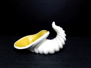 Maceta Horn of Plenty/pieza central/etc. Cerámica hecha a mano firmada 1970 Ex. De colección. - Imagen 1 de 9