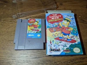The Simpsons Bart Vs. The Space Mutants (Nintendo NES, 1990) W/ Original Box - Picture 1 of 5