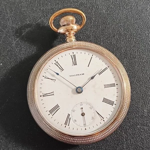 Working Men's 1900 Waltham B & B Royal 7 Jewel Pocket Watch (20 Yr. G.F. Case)  - Picture 1 of 5