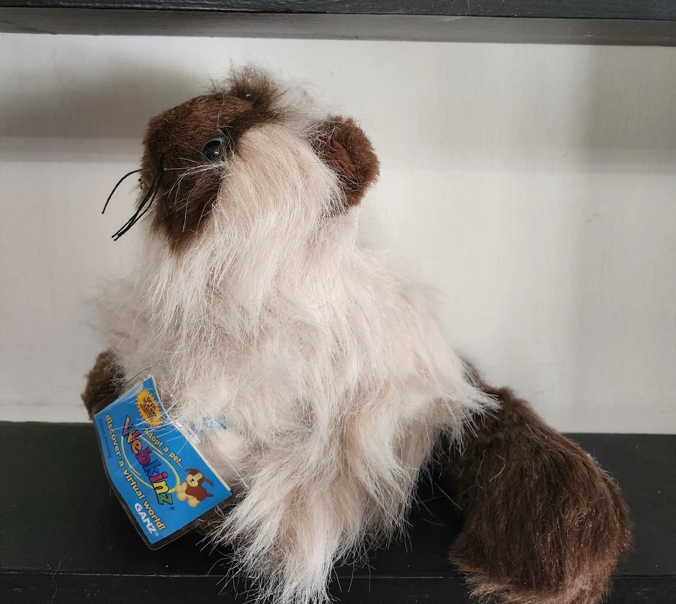 Ganz Webkins Himalayan Cat HM165 8" Plush Stuffed Animal Toy Soft And CUTE! - Image 1 of 1