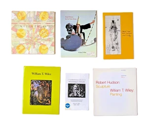 WILLIAM T. WILEY - 5 ART EXHIBITION CATALOGS - 2 INSCRIBED + a Memorial Tribute - Picture 1 of 18