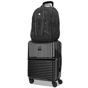 World Traveler Dejuno Ultimate Travel Combo Spinner Carry-On & Laptop Backpack - Picture 1 of 9