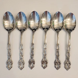 Oneida Chandelier Large Serving Spoons Set 6 Community Stainless Flatware - Bild 1 von 15