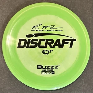 Neu Discraft ESP Buzzz Paul McBeth 5x World Champ Golf Mitteltöner - Bild 1 von 2