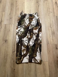 Vintage 90s Realtree Camo Baggy Fleece Hunting Pants Size Medium Made In USA - Picture 1 of 6
