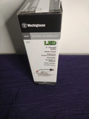 Westinghouse Energy Star Open Trimmed Medium (E26) Base LED Canless - Image 1 of 2