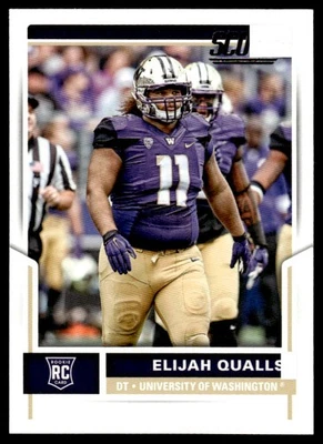 2017 Score Scorecard Elijah Qualls #419 Rookie RC - Image 1 of 2