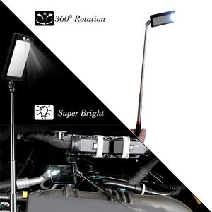 Espejo de Inspección LED Iluminado Mecánico Telescópico Iluminar Extensible A9C3 - Imagen 1 de 15