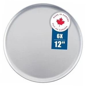 12 Inch Pizza Pan, 6 Pack, Round Aluminum Pans, Baking Tray for Oven, Rust - Picture 1 of 7