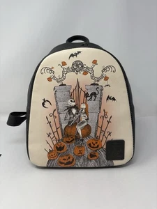 Loungefly Nightmare Before Christmas Mini Backpack Halloween Pumpkin King Disney - Picture 1 of 4