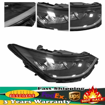 For 2020 2021 2022 Hyundai Sonata Passenger Side Headlight FULL LED Right Lamp - Image 1 of 4