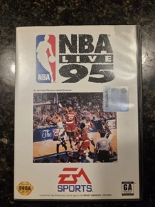 NBA Live 95 - Sega Genesis Spiel, Hülle & Handbuch - Bild 1 von 3