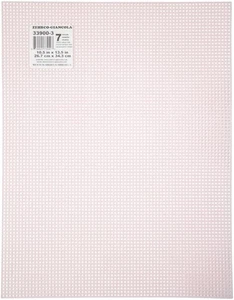 Plastic Canvas 7 Count 10"X13" Pink - Picture 1 of 2