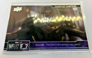 Marvel 2023 "Killmonger Steals infinite Stones" #80 What If Upper Deck Clear Cut - Picture 1 of 2