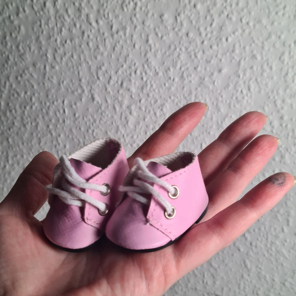 Rosa/Pink 5 Cm Schuhe Stiefel Sandalen 14,5 Zoll/32cm Puppe/Tilda Puppe Zubehör  - Bild 1 von 3