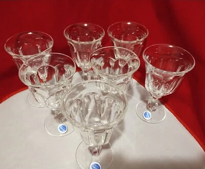 7 copas de agua transparentes Imperial Glass OLD WILLIAMSBURG 6 oz 5 con etiquetas originales Foto 1 de 4