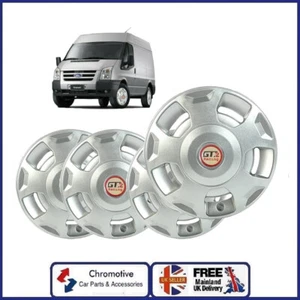 4 x 16'' Zoll Radzierblenden Radkappen GT2 Emblem für Ford Transit MK6 MK7 (2000-14) - Bild 1 von 3