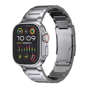 Titanium Band for Apple Watch Ultra 2 & Ultra 1 - 49mm Titanium Metal Bracelet - Zdjęcie 1 z 9