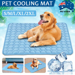 Pet Cooling Mat Dog Cat Gel Non-Toxic Bed Puppy Self-cool Summer Ice Pad 5 Sizes