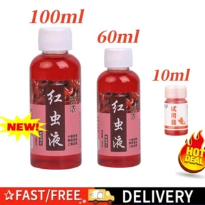 10-100ML Roter Wurm Flüssiger Duft Köder Fisch Additive Angeln-Köder Lockmittel. - Bild 1 von 23