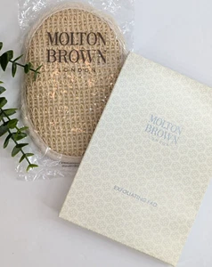 LOT 2 NEW!🌿Molton Brown Toiletry Travel Vanity Exfoliating Pad Shower Scrubber - Picture 1 of 10