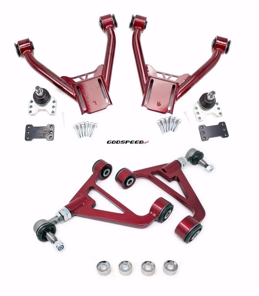 GSP 4PC FRONT+REAR CAMBER ARM KIT FOR 00-09 HONDA S2000 S2K AP1 AP2 GODSPEED - Image 1 of 1