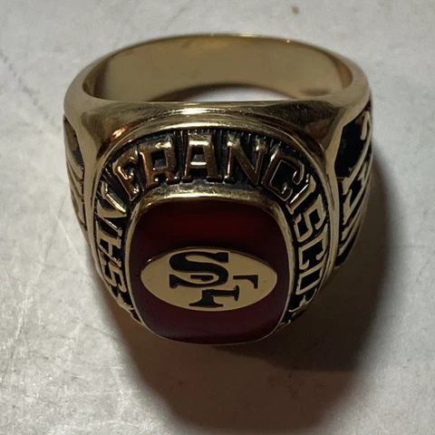 San Francisco 49ers Classic Balfour Goldplated NFL Ring Unsure Size Mens Cover