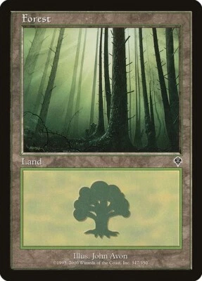 MTG Invasion --- FOREST (V1 - #347) --- Common! NM! Magic the Gathering! - Image 1 of 3