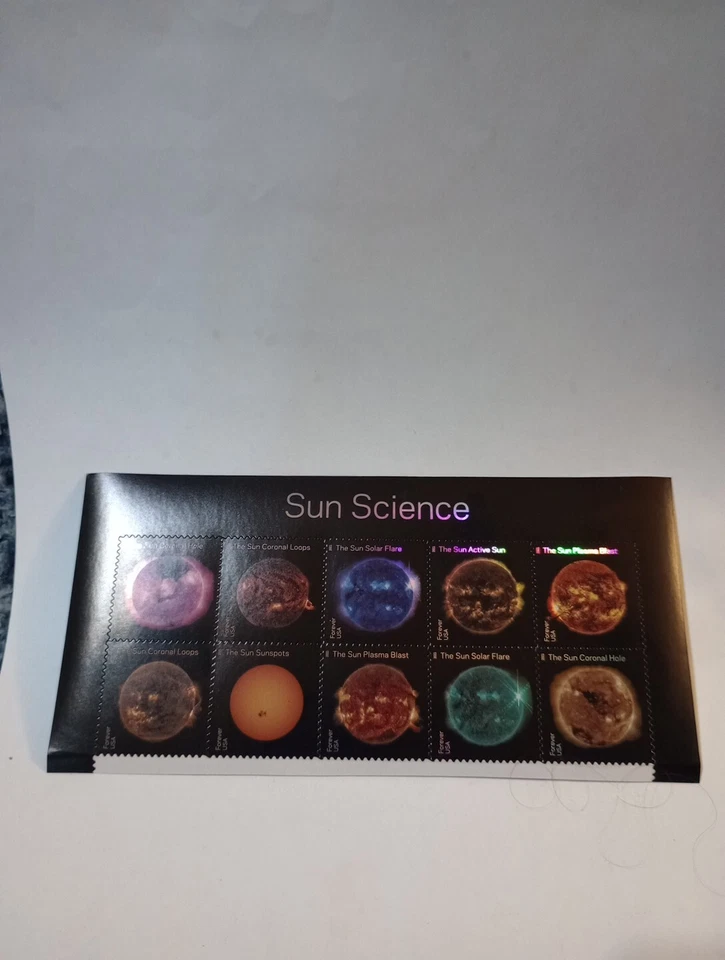 FOREVER MINT NH SELF ADHESIVE SUN SCIENCE 10 STAMP SET FV 7.80 - Image 1 of 4